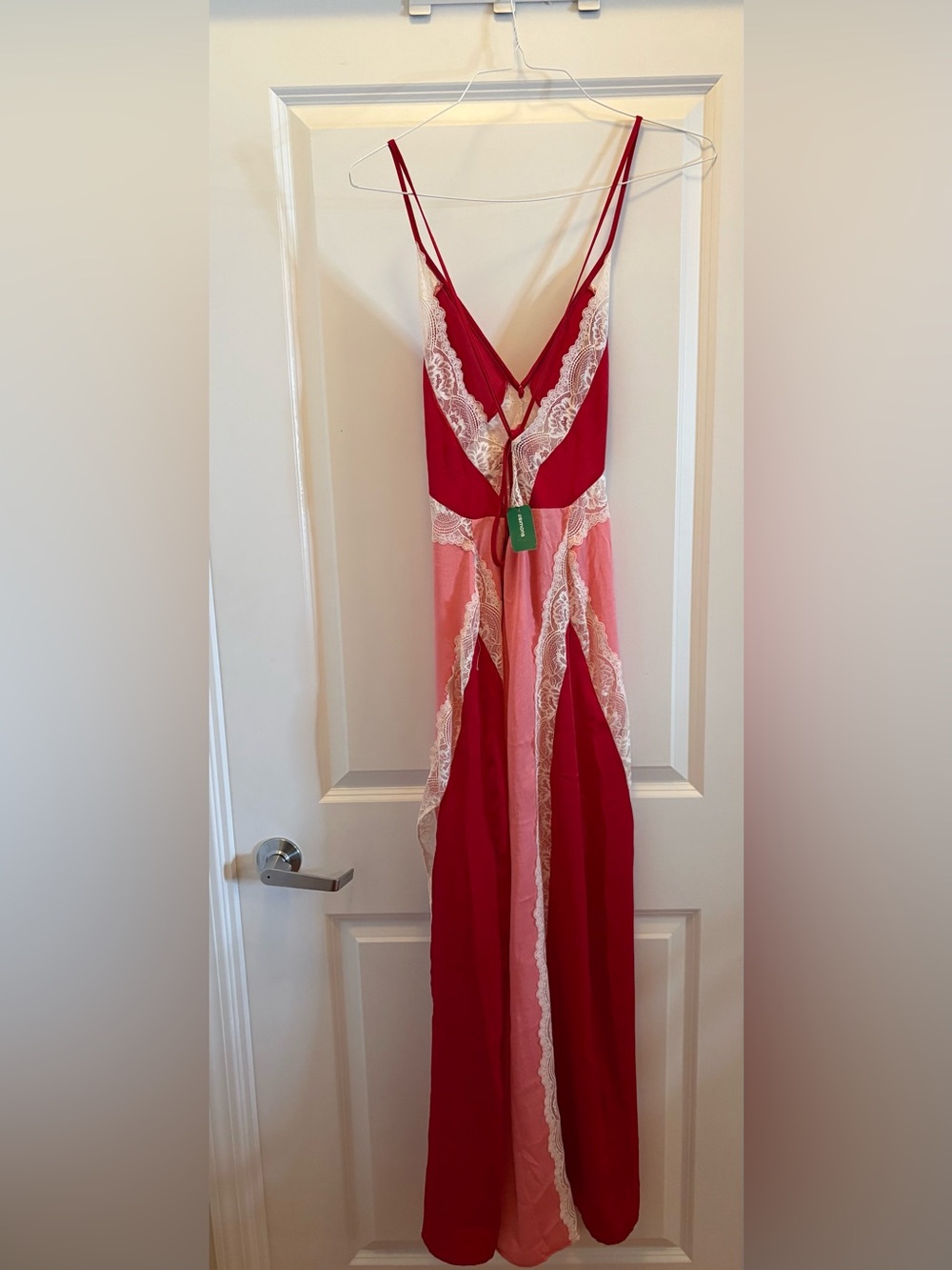 Free People Intimately Lace Accent Slip Maxi Dress Medium Brand New With Tags - Picture 16 of 16